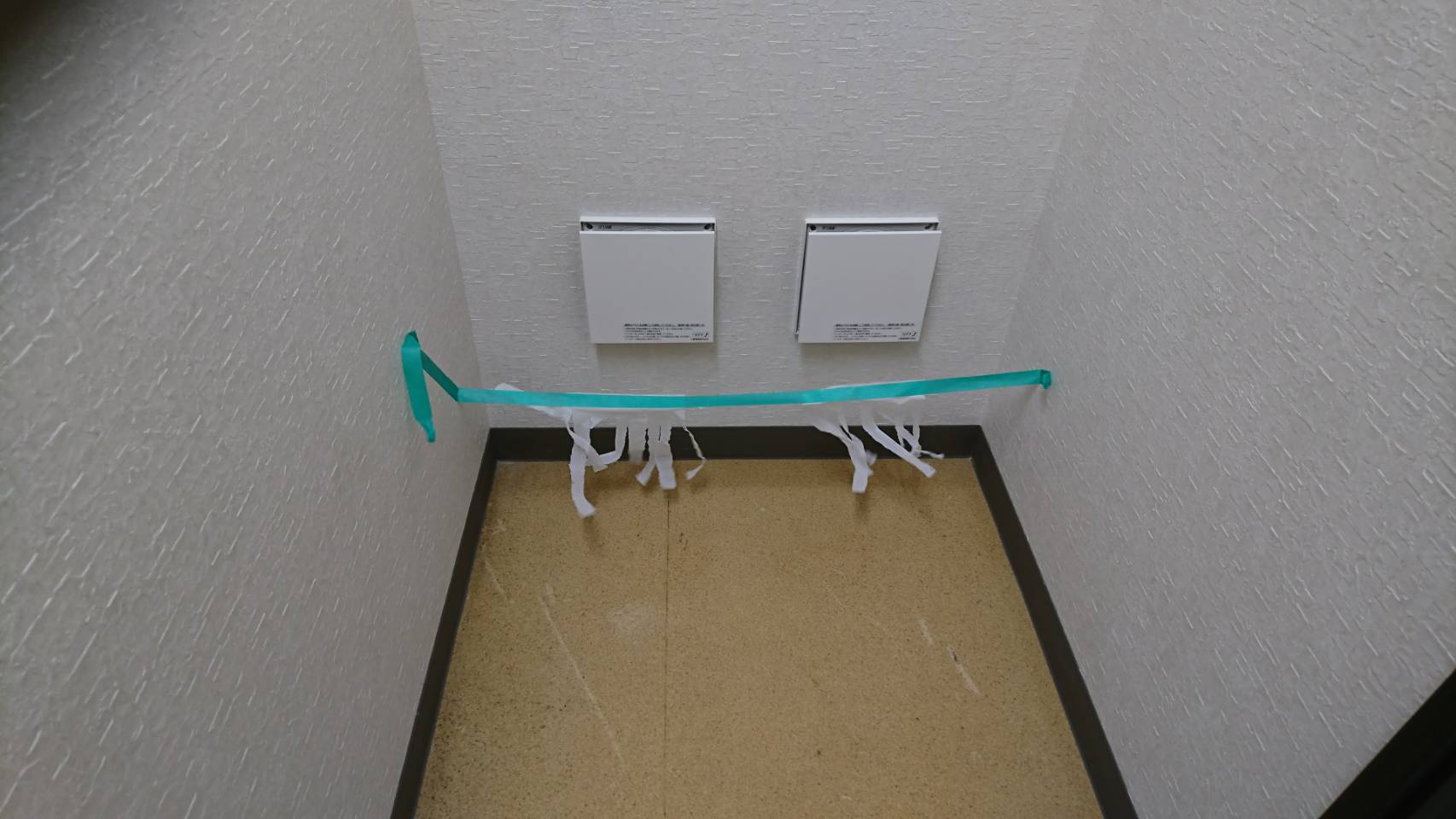 扉閉時給気状況