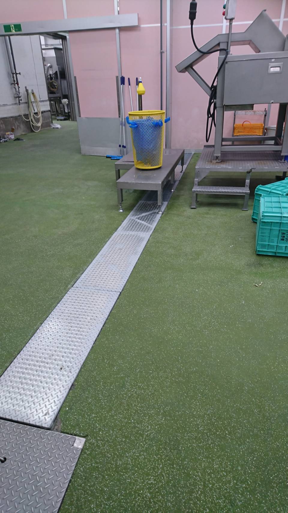 排水溝改修完了