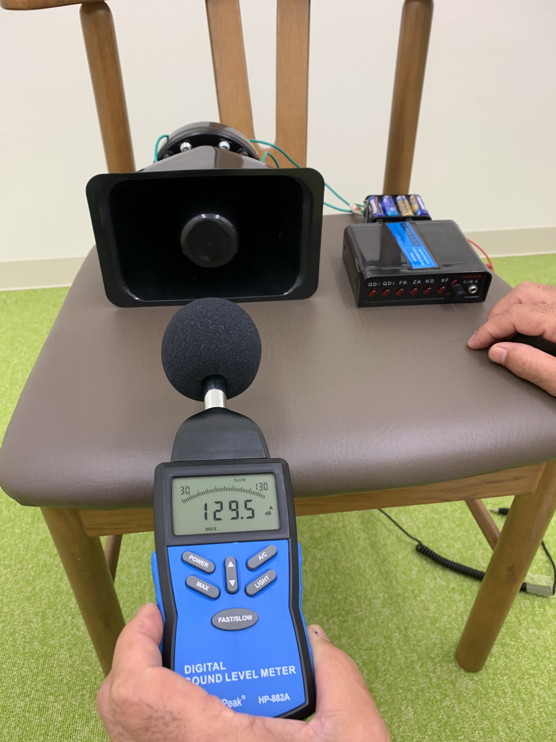 音源129.5㏈（ドラム）